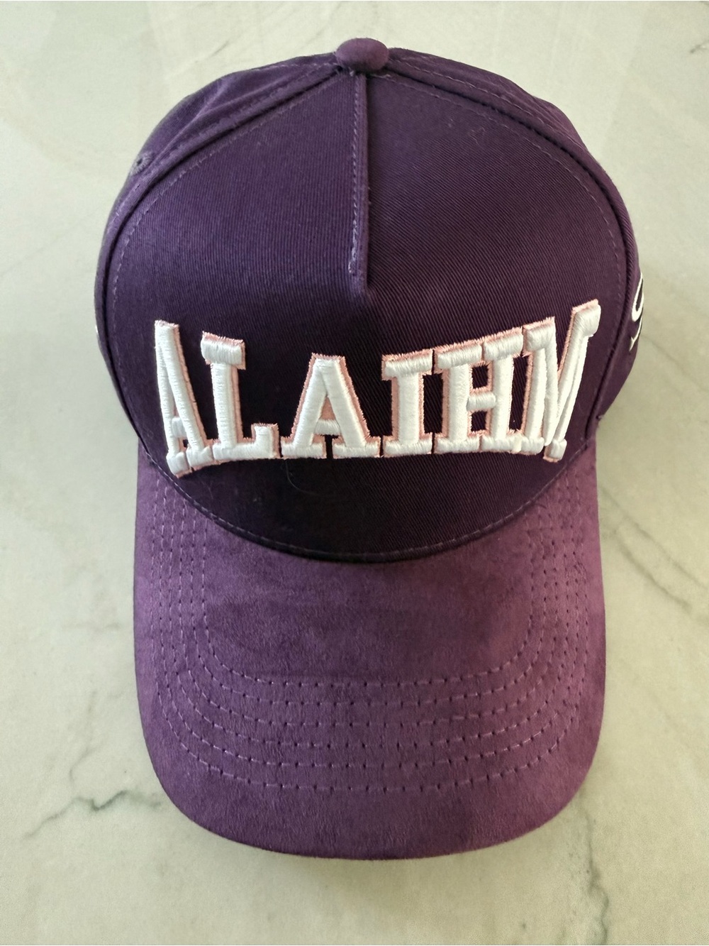 ALAIHM Star Trak Snapback Hat Purple Embroidered Adjustable Cap